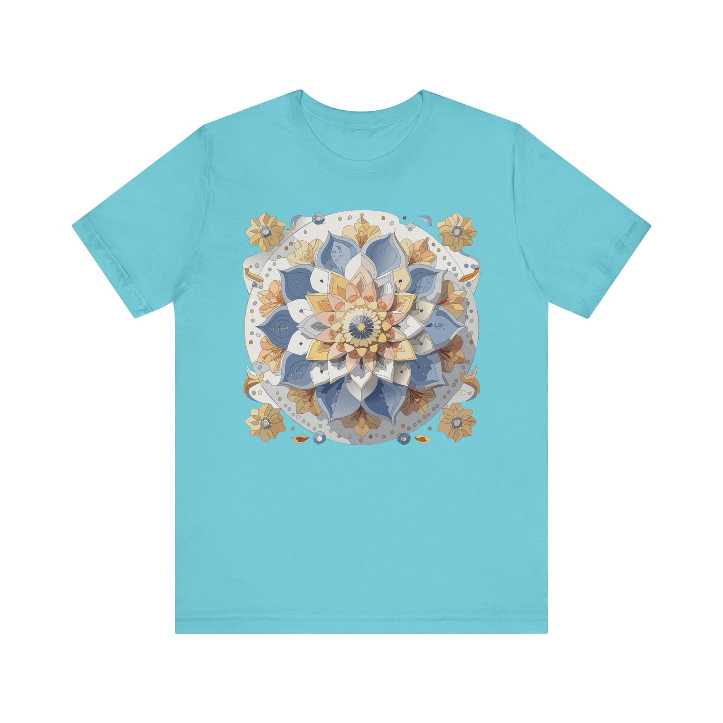 Floral Mandala Shirt, Flowers Mandala Shirt