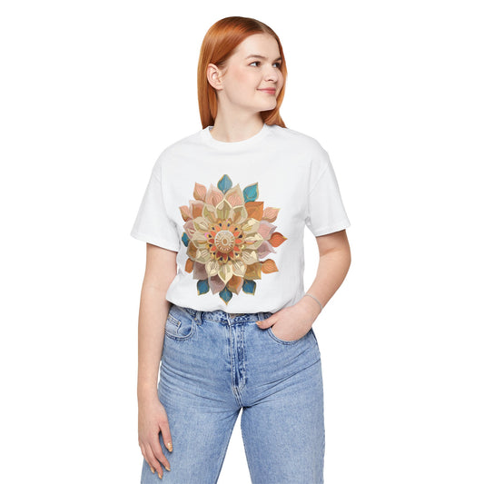 Floral Mandala Shirt, Flowers Mandala Shirt