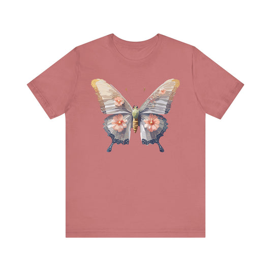 Butterfly Tee Shirt, Shirt with Butterfly