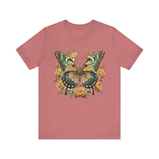 Butterfly Tee Shirt, Shirt with Butterfly