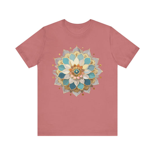 Floral Mandala Shirt, Flowers Mandala Shirt