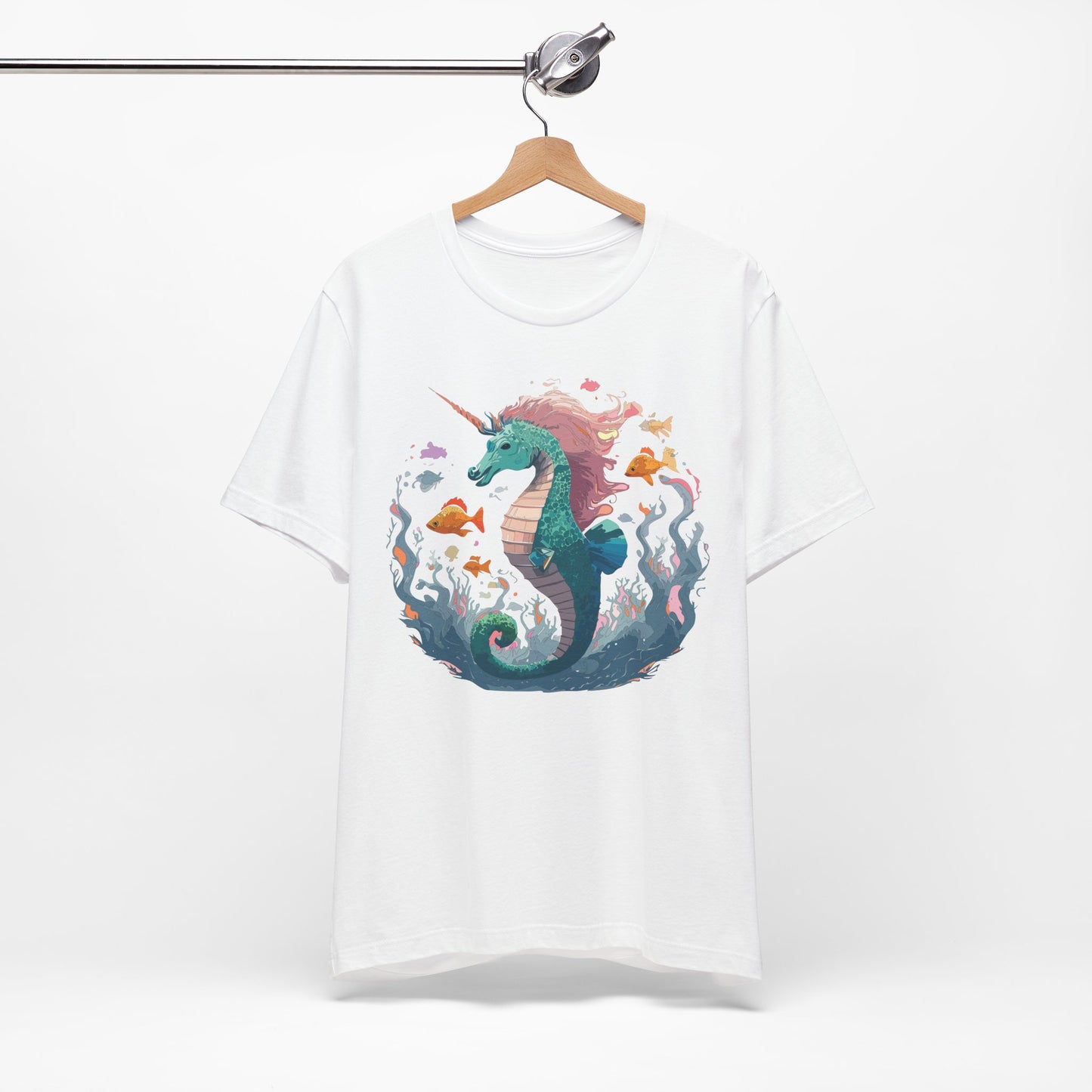 Animals Shirt, Shirt with Seahorse