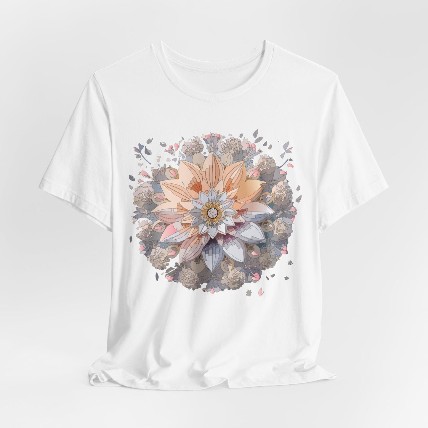 Floral Mandala Shirt, Flowers Mandala Shirt