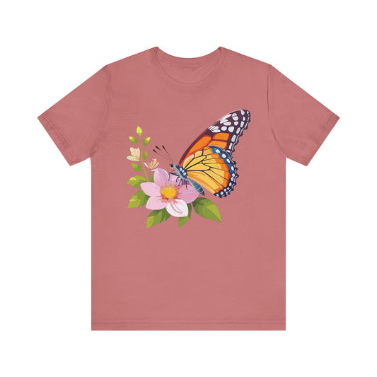 Butterfly Tee Shirt, Shirt with Butterfly