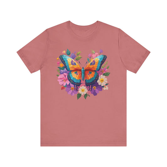 Butterfly Tee Shirt, Shirt with Butterfly