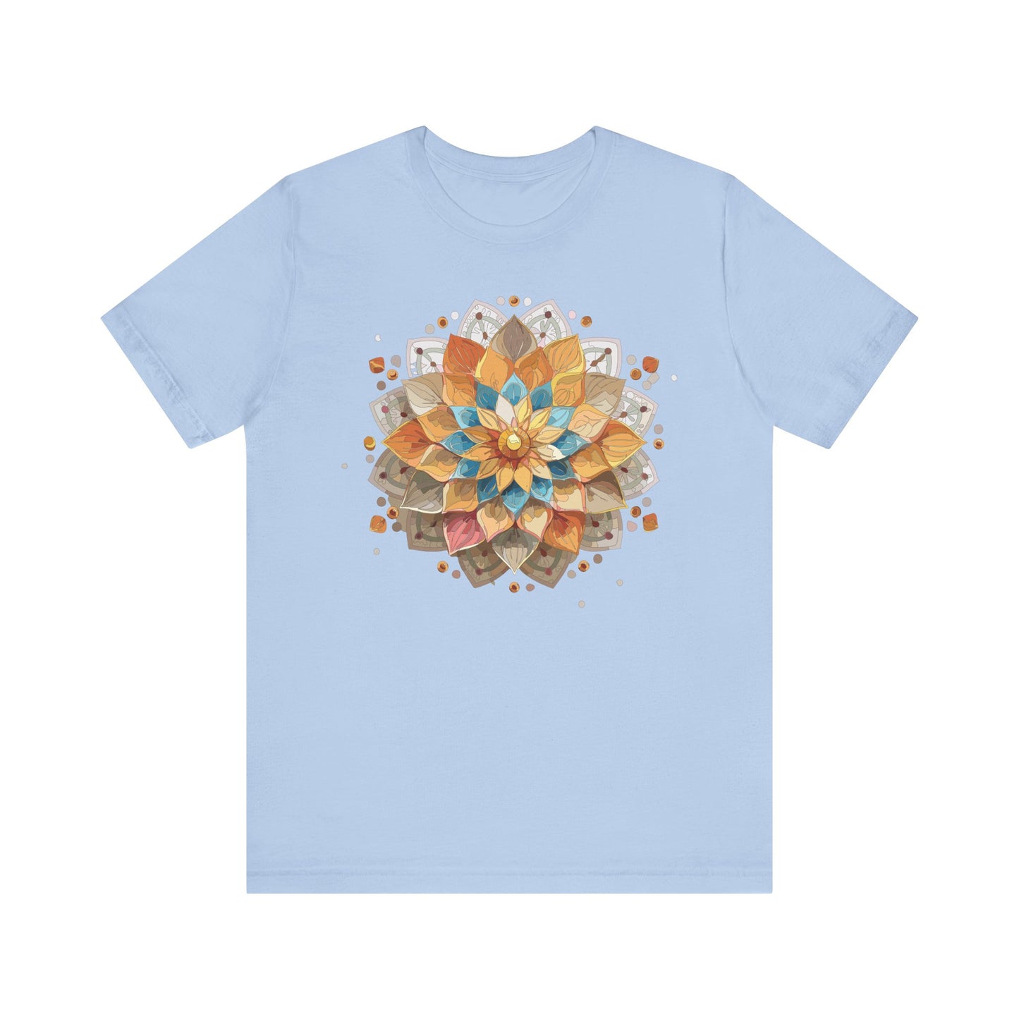 Floral Mandala Shirt, Flowers Mandala Shirt