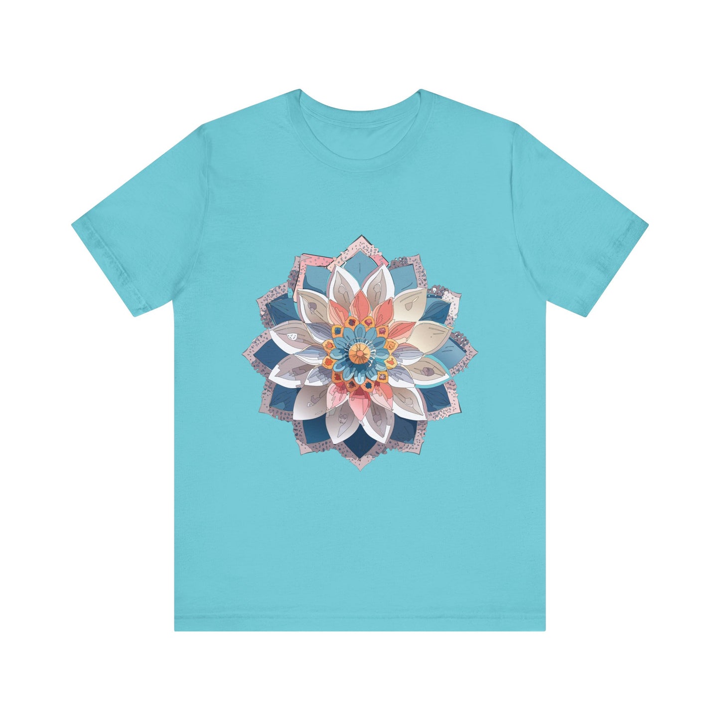 Floral Mandala Shirt, Flowers Mandala Shirt