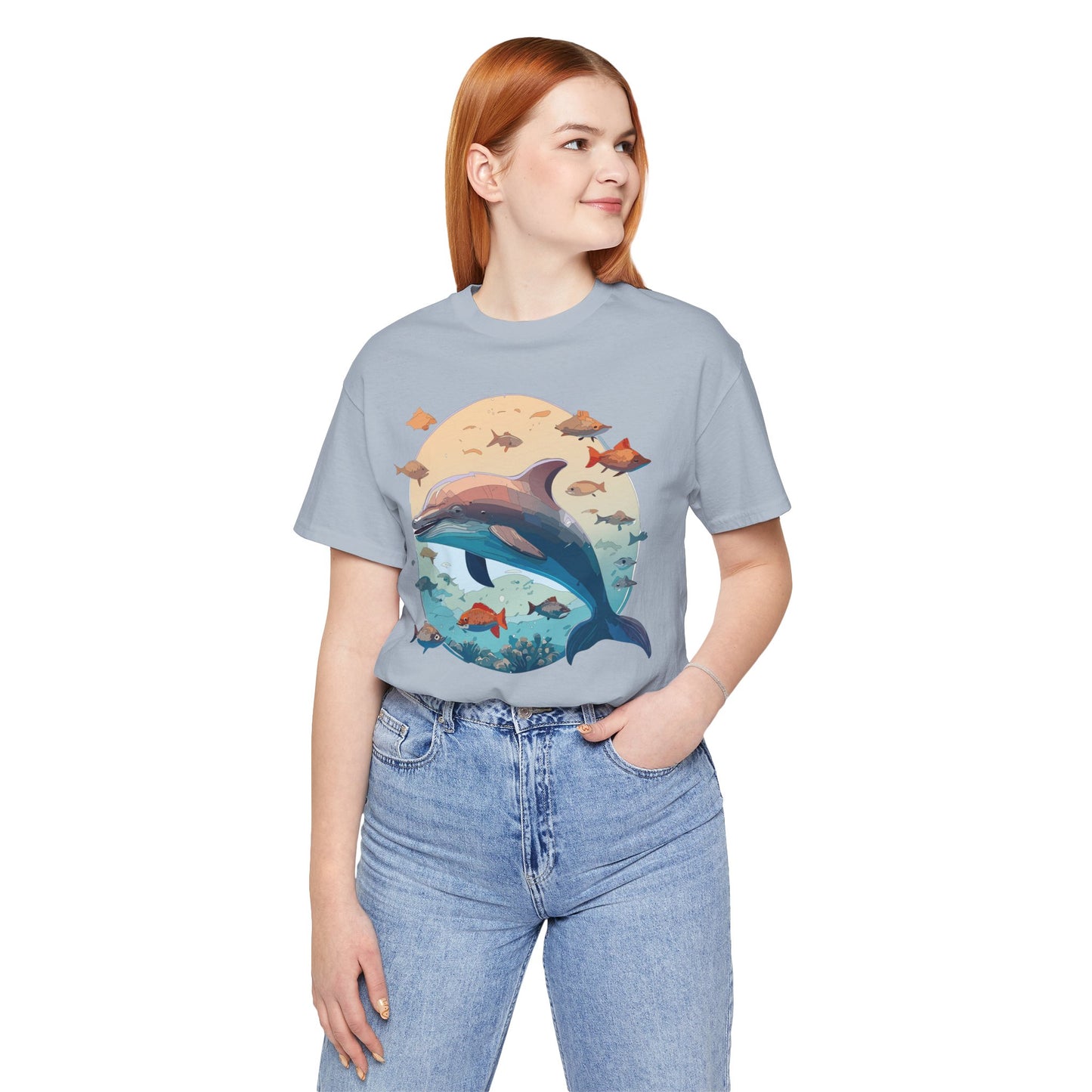 Animals Shirt, Shirt with Dolphin