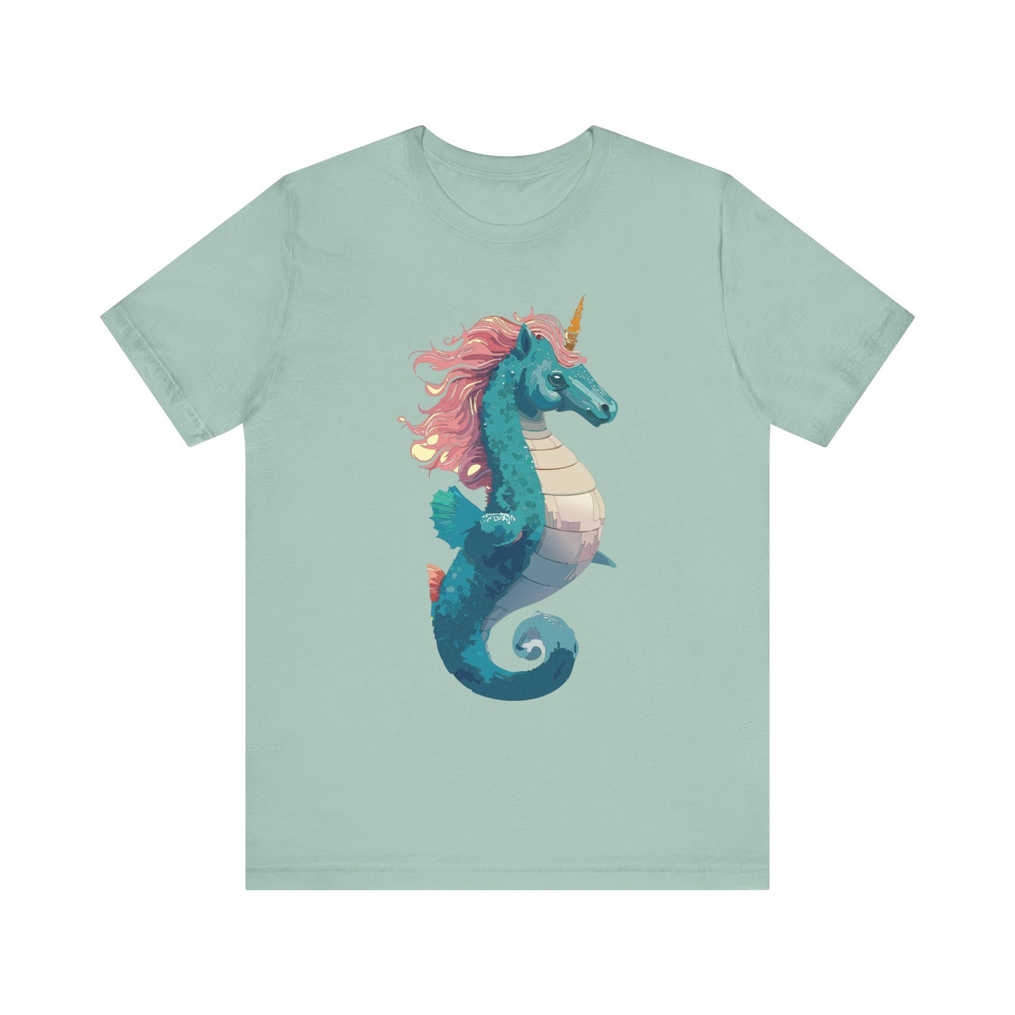 Animals Shirt, Shirt with Seahorse