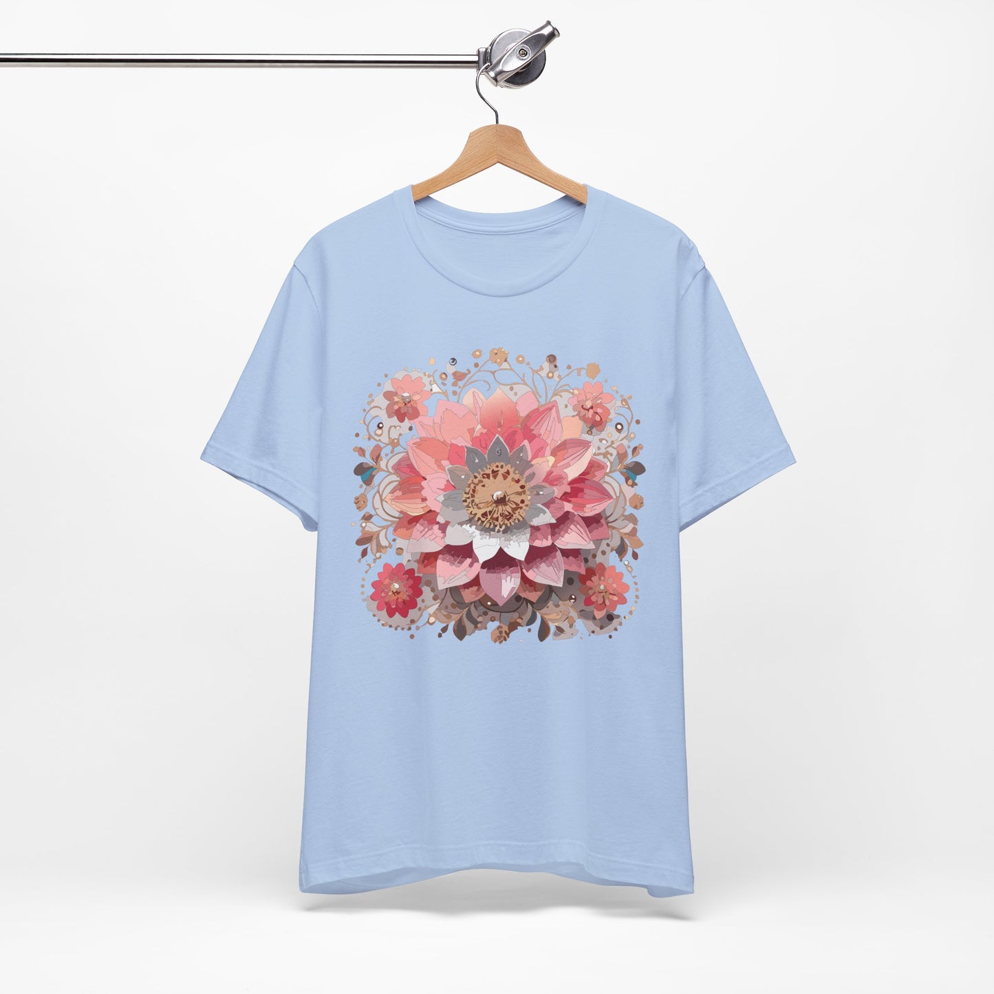 Floral Mandala Shirt, Flowers Mandala Shirt