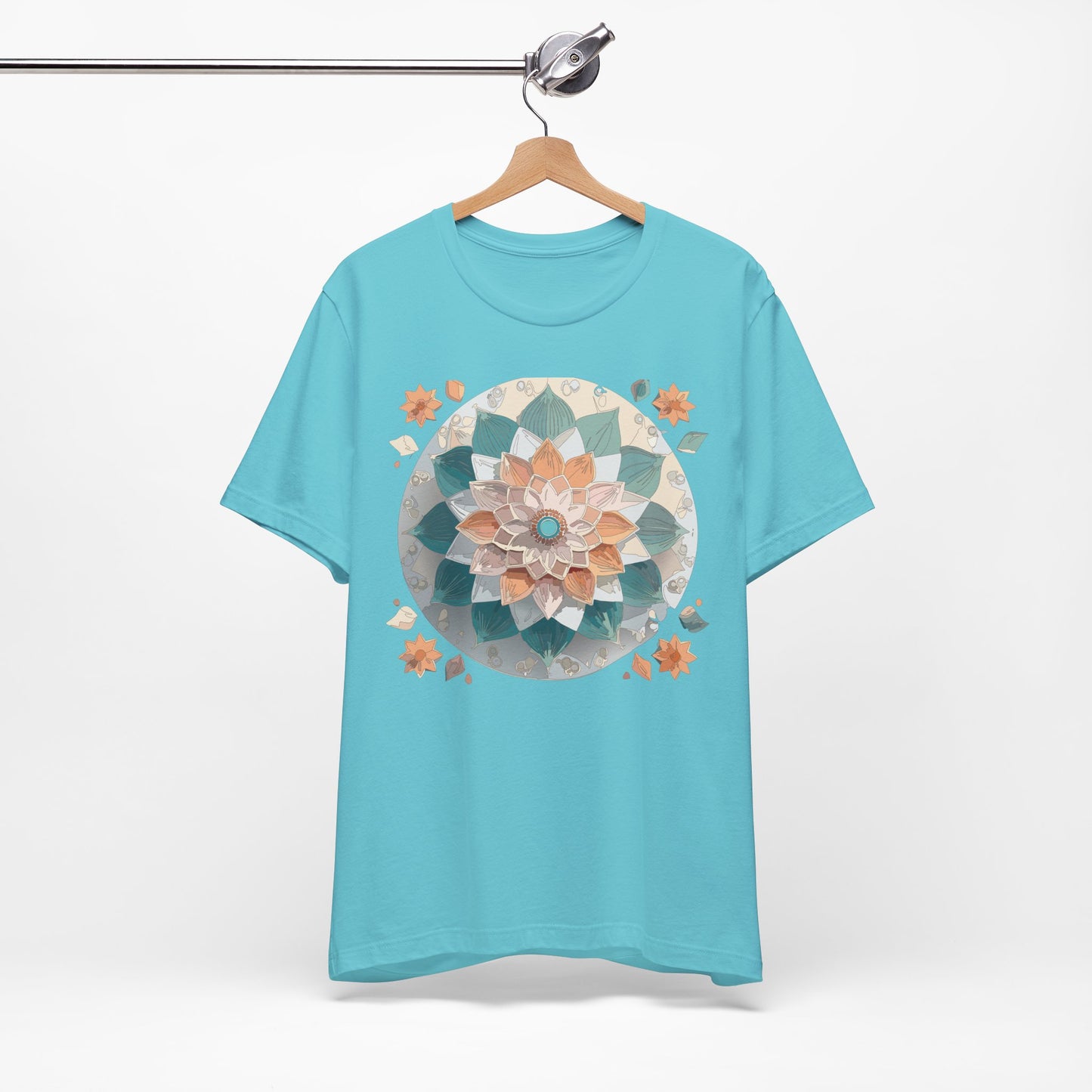 Floral Mandala Shirt, Flowers Mandala Shirt