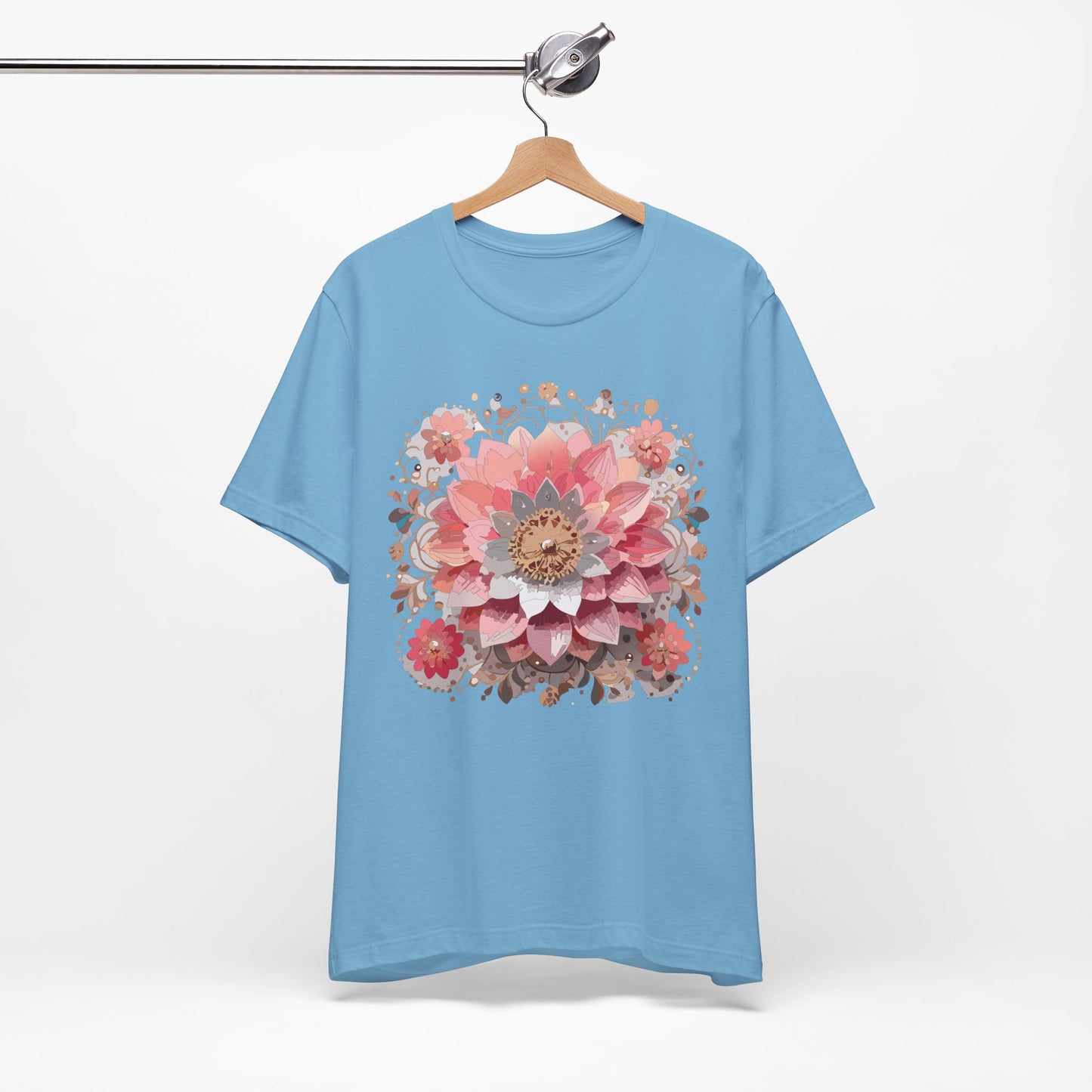Floral Mandala Shirt, Flowers Mandala Shirt