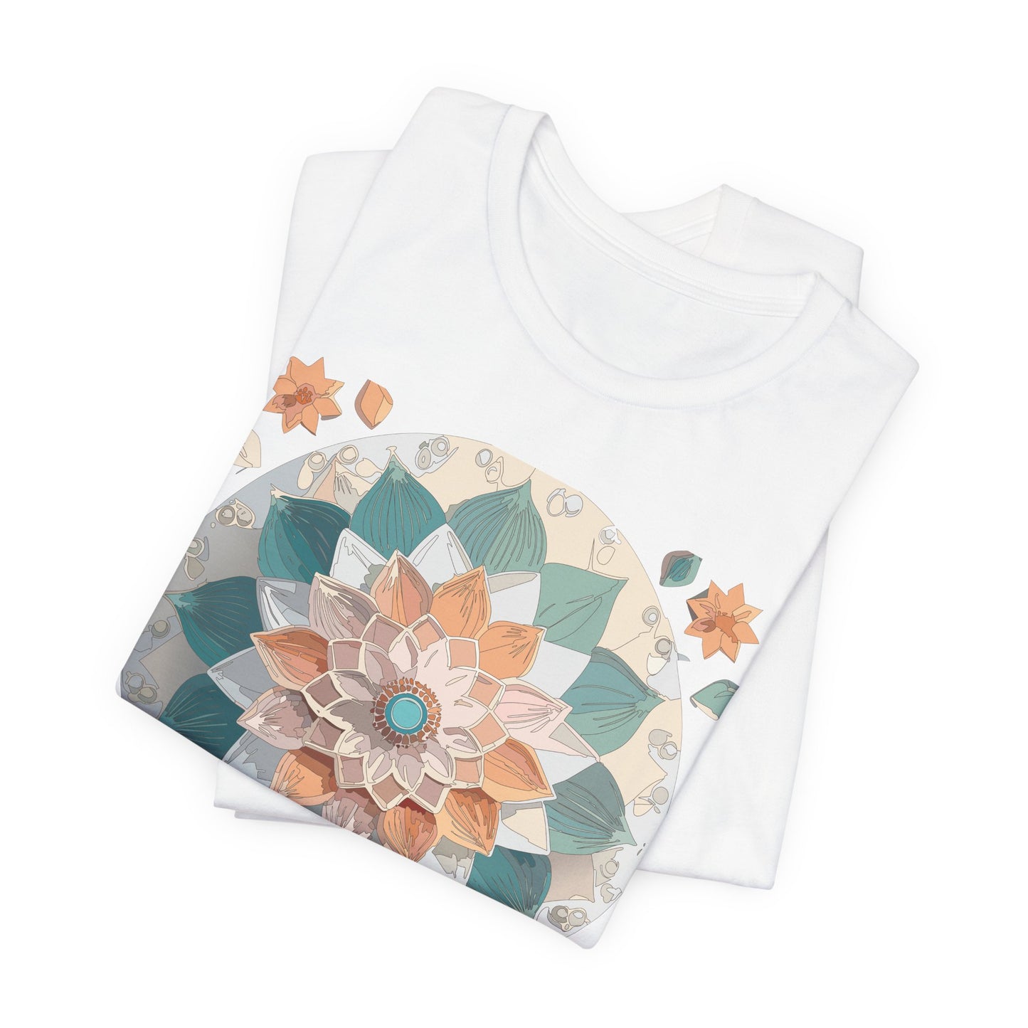 Floral Mandala Shirt, Flowers Mandala Shirt