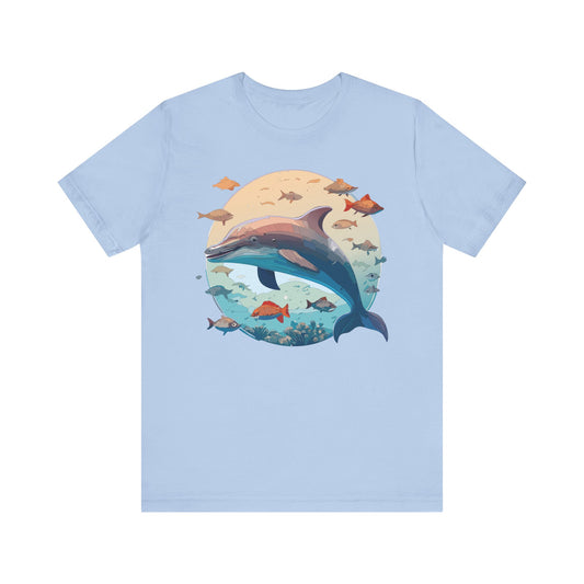 Animals Shirt, Shirt with Dolphin