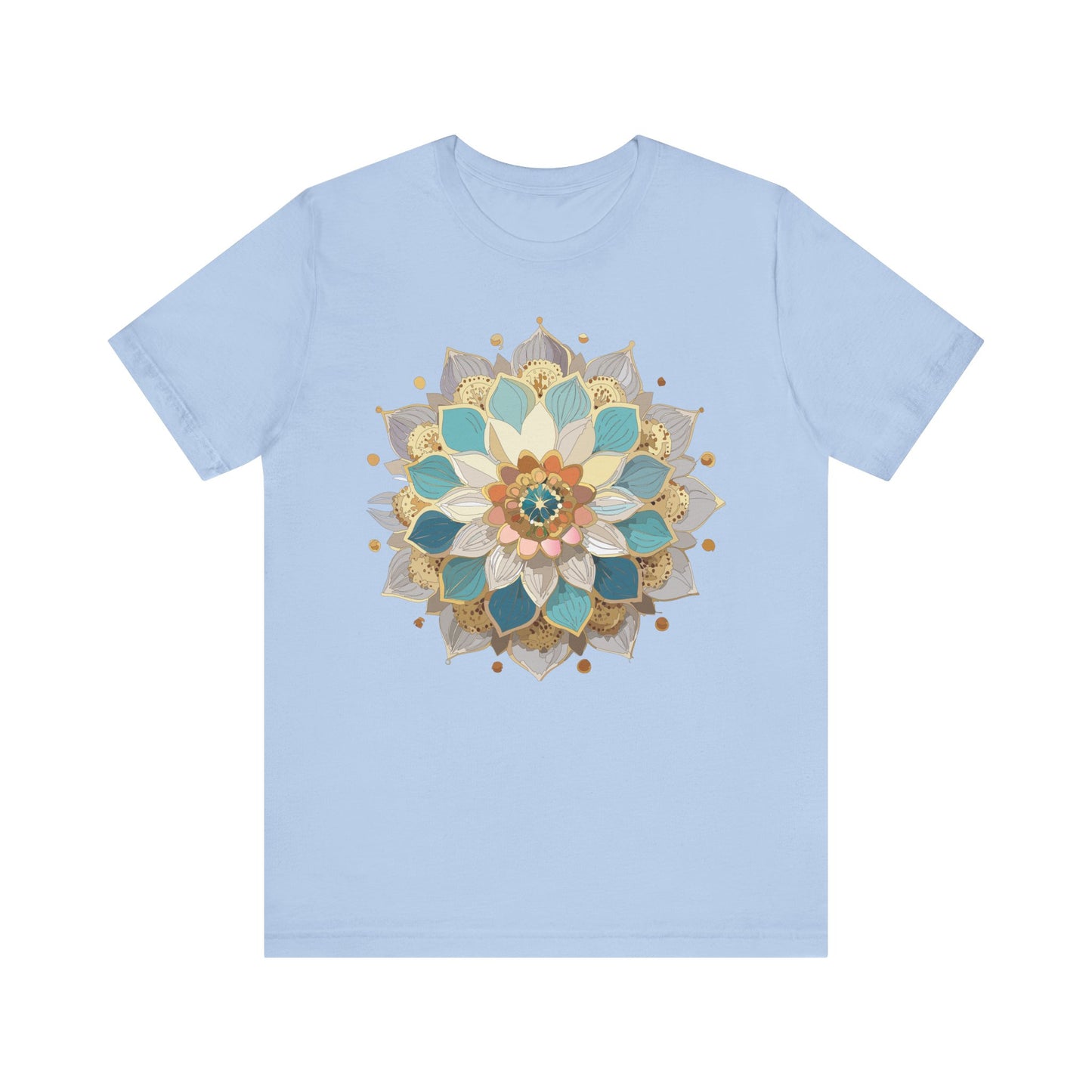 Floral Mandala Shirt, Flowers Mandala Shirt