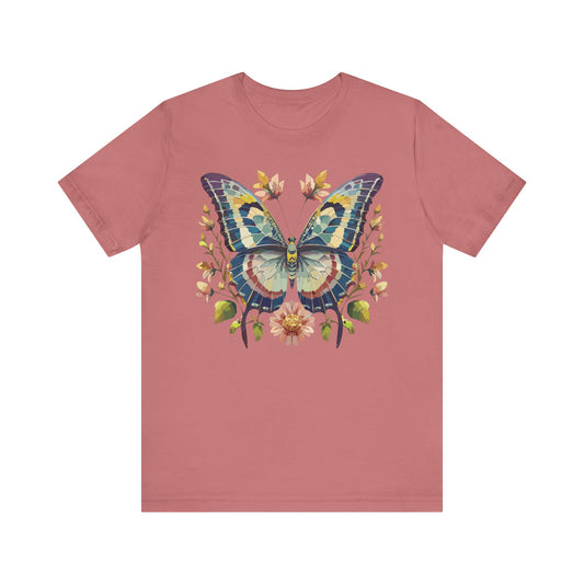 Butterfly Tee Shirt, Shirt with Butterfly