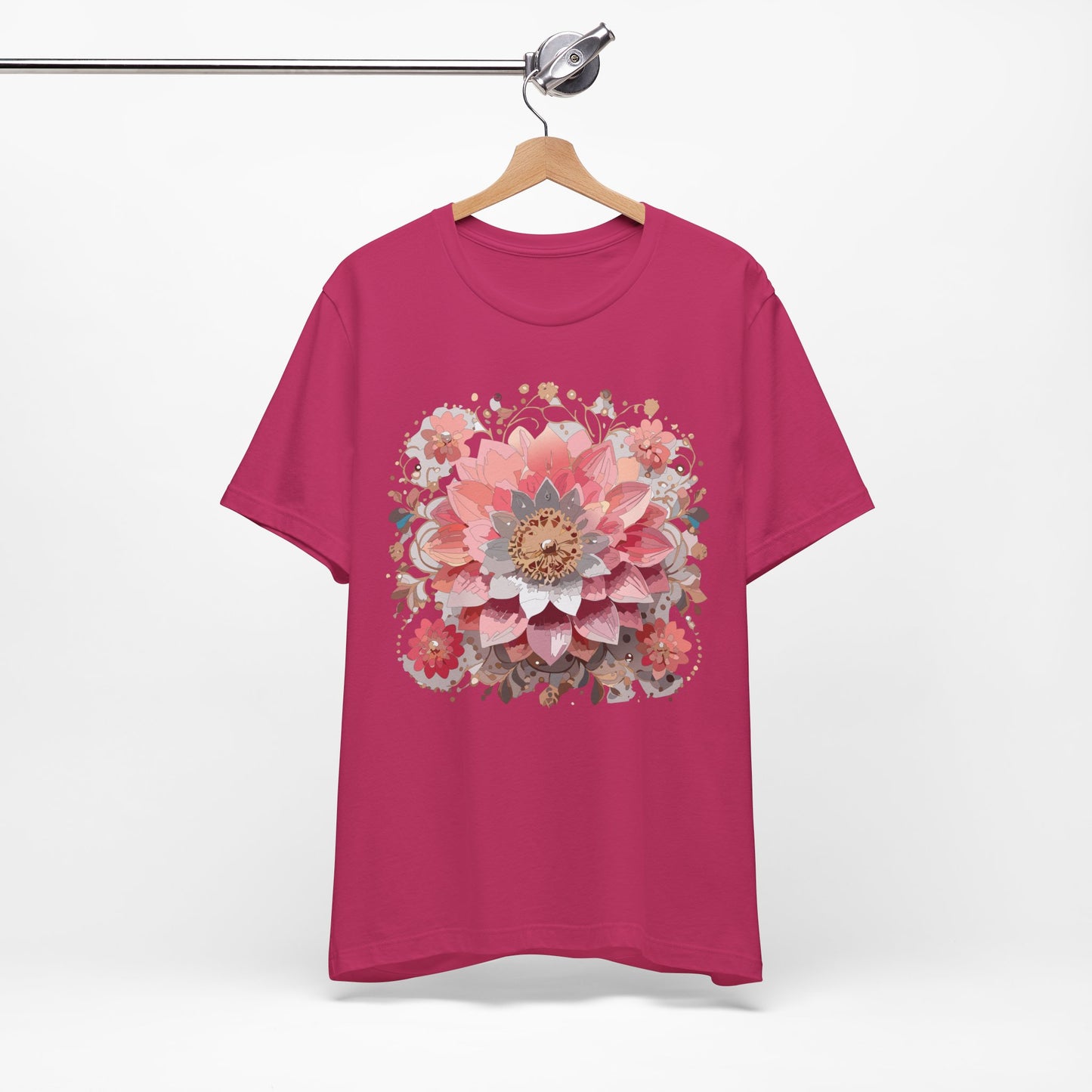 Floral Mandala Shirt, Flowers Mandala Shirt