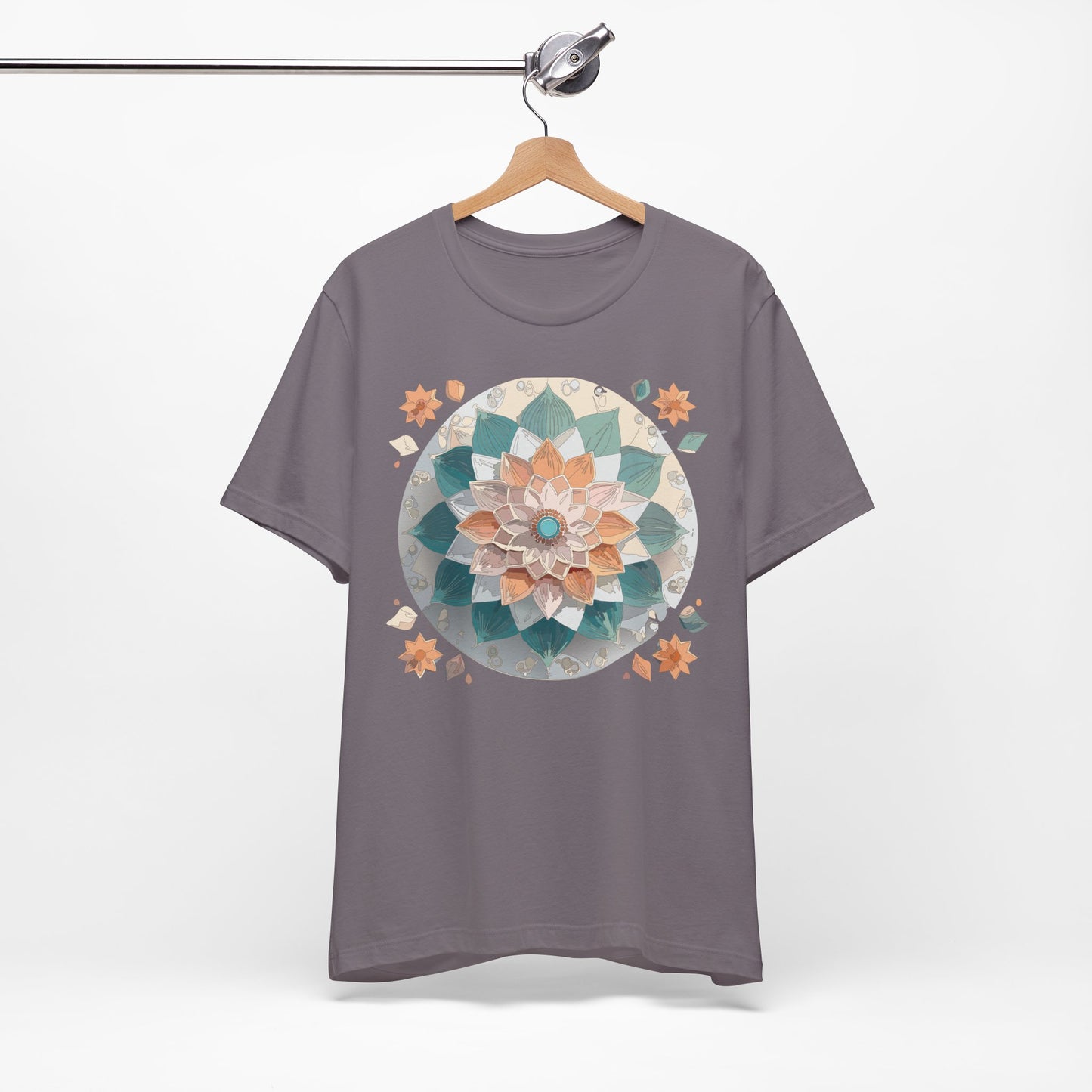 Floral Mandala Shirt, Flowers Mandala Shirt