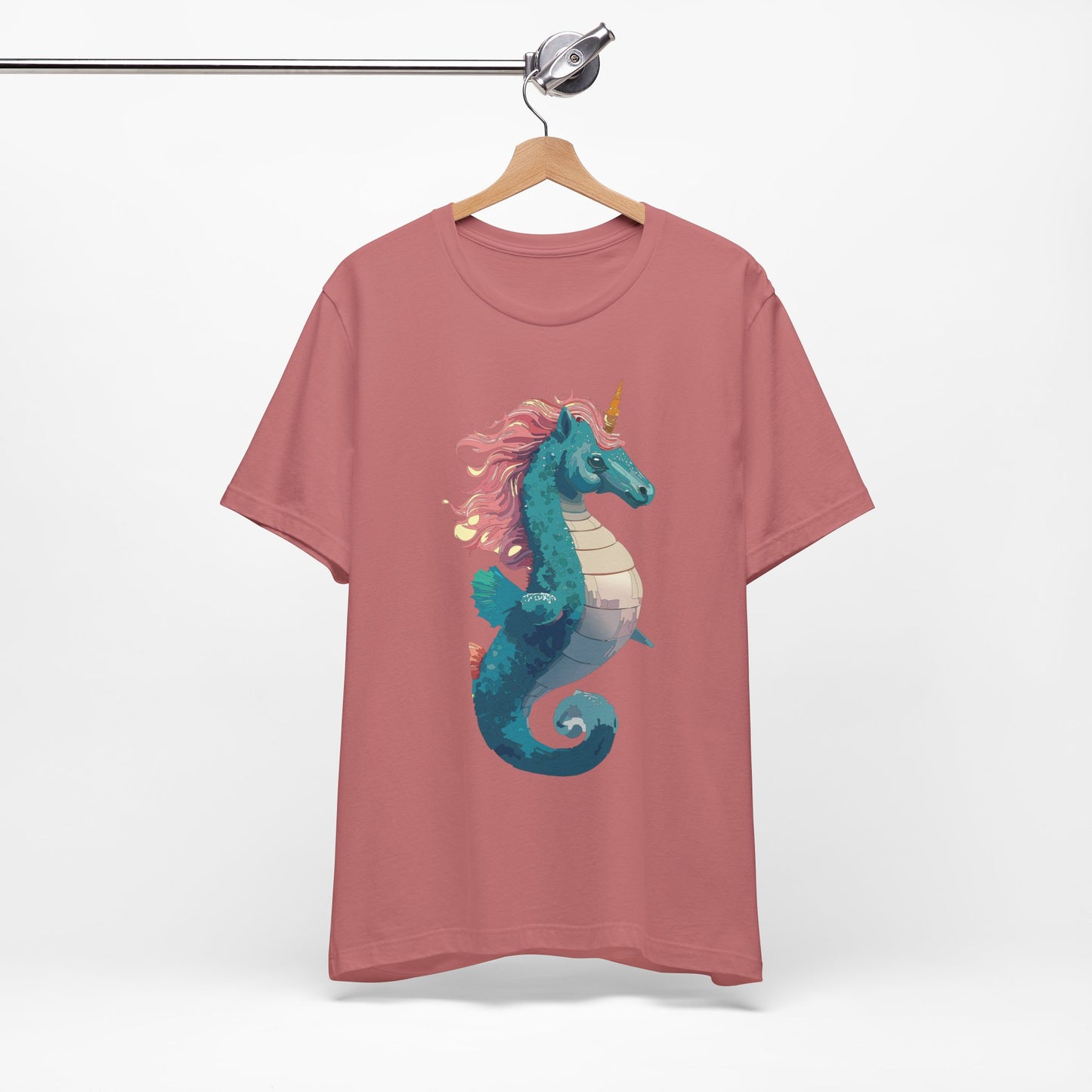 Animals Shirt, Shirt with Seahorse