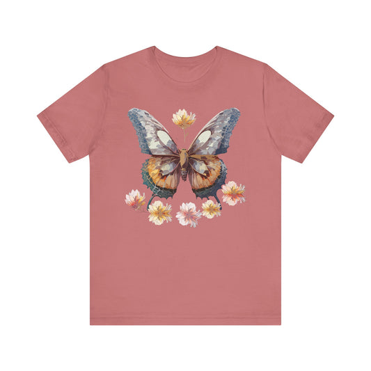 Butterfly Tee Shirt, Shirt with Butterfly