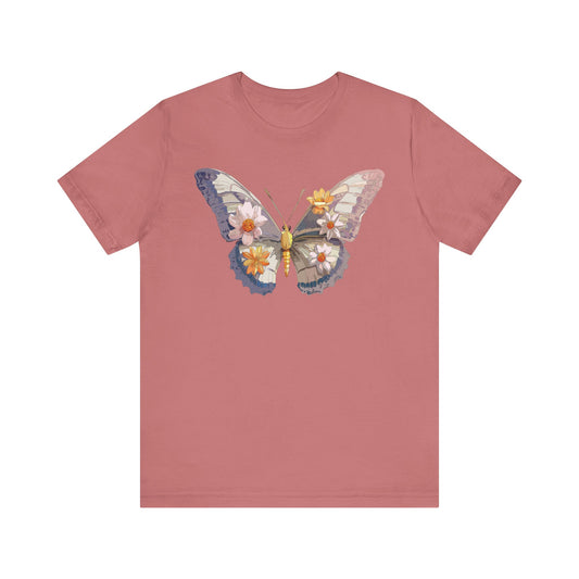 Butterfly Tee Shirt, Shirt with Butterfly