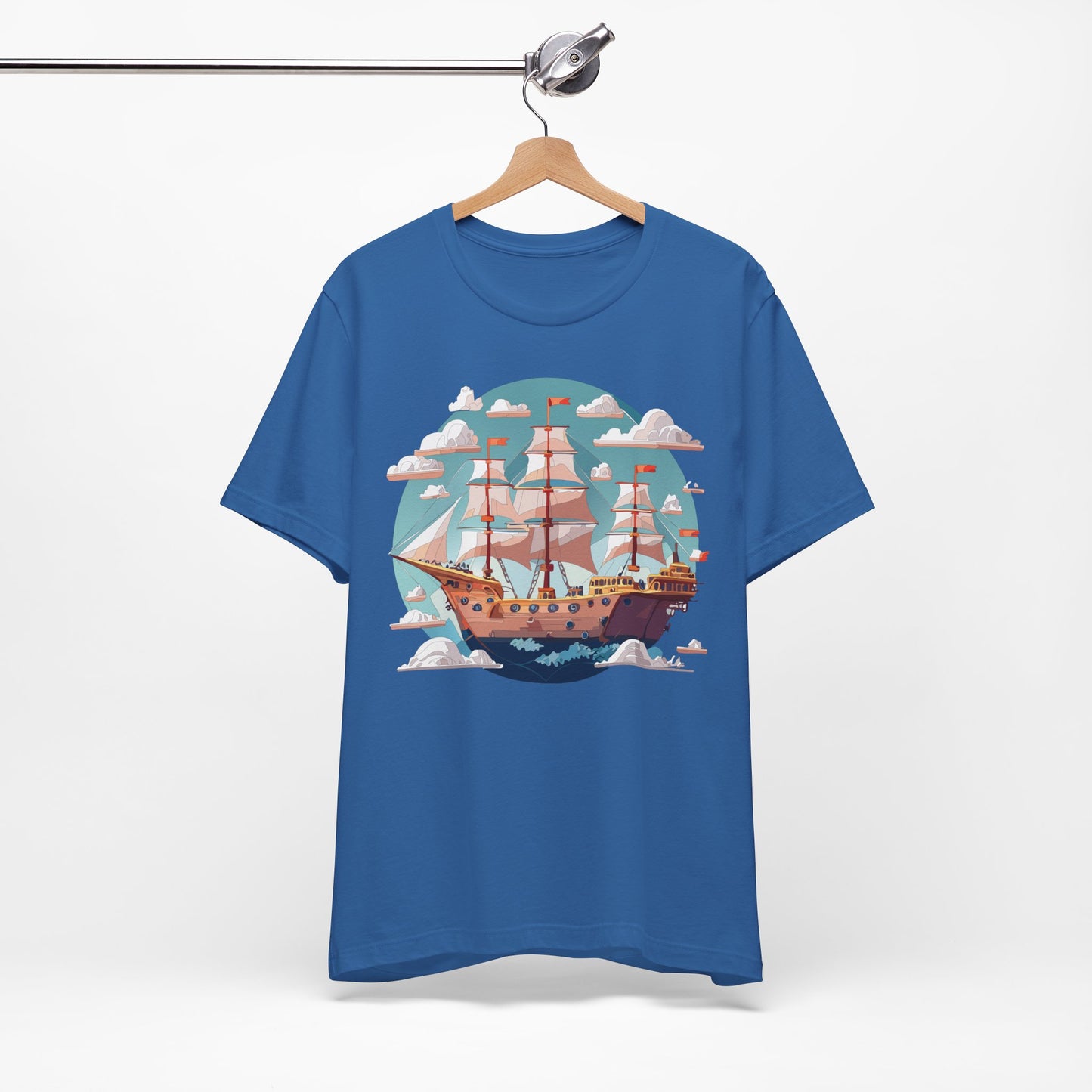 Ship Tee Shirt, Tee Shirt with Ship