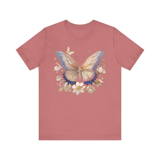 Butterfly Tee Shirt, Shirt with Butterfly