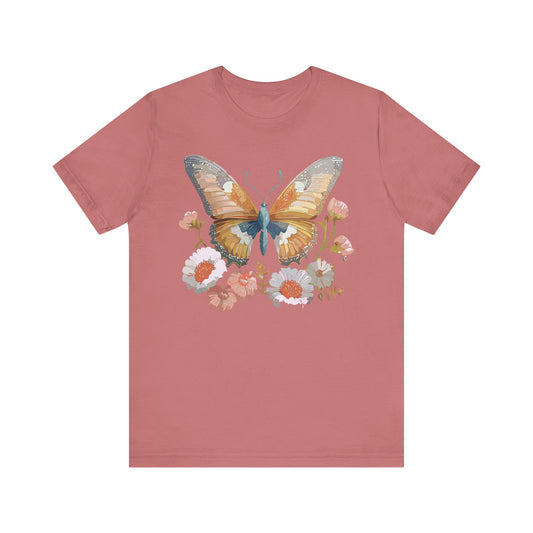 Butterfly Tee Shirt, Shirt with Butterfly