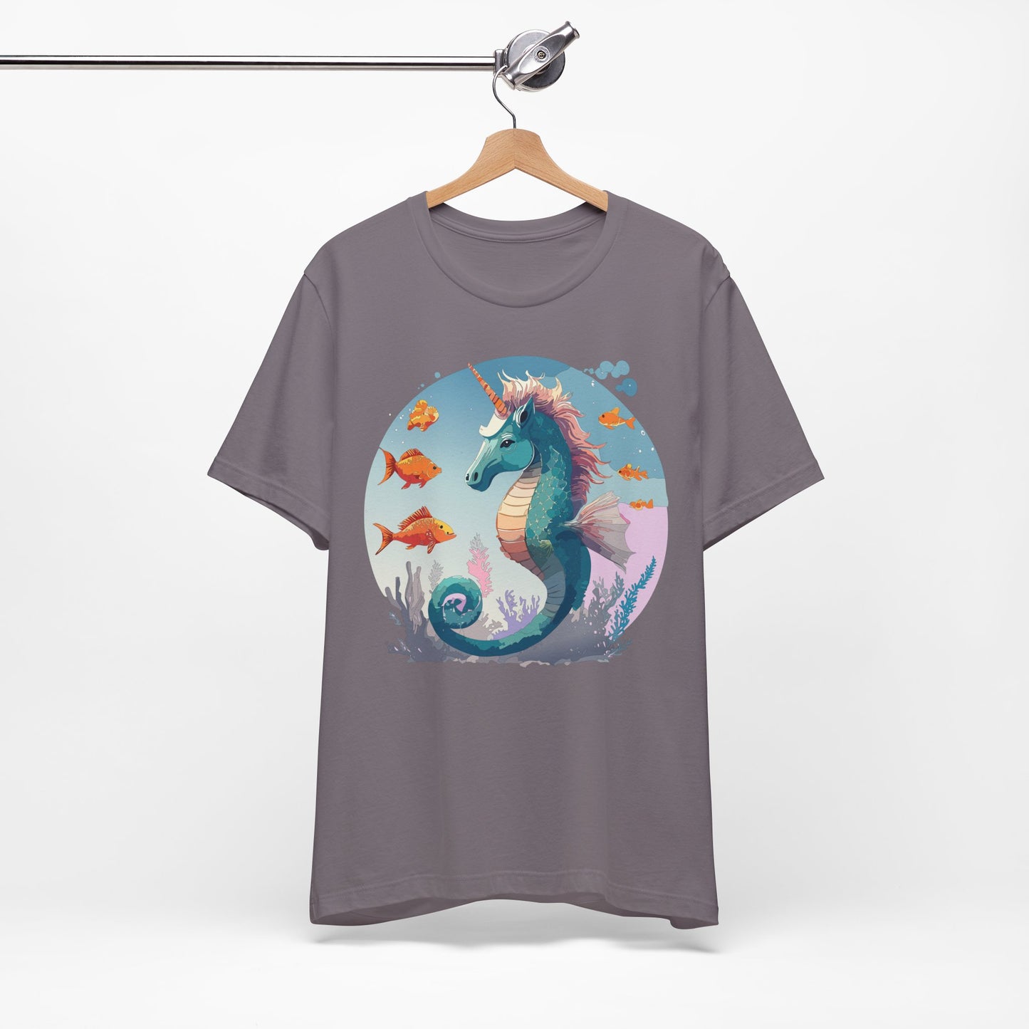 Animals Shirt, Shirt with Seahorse