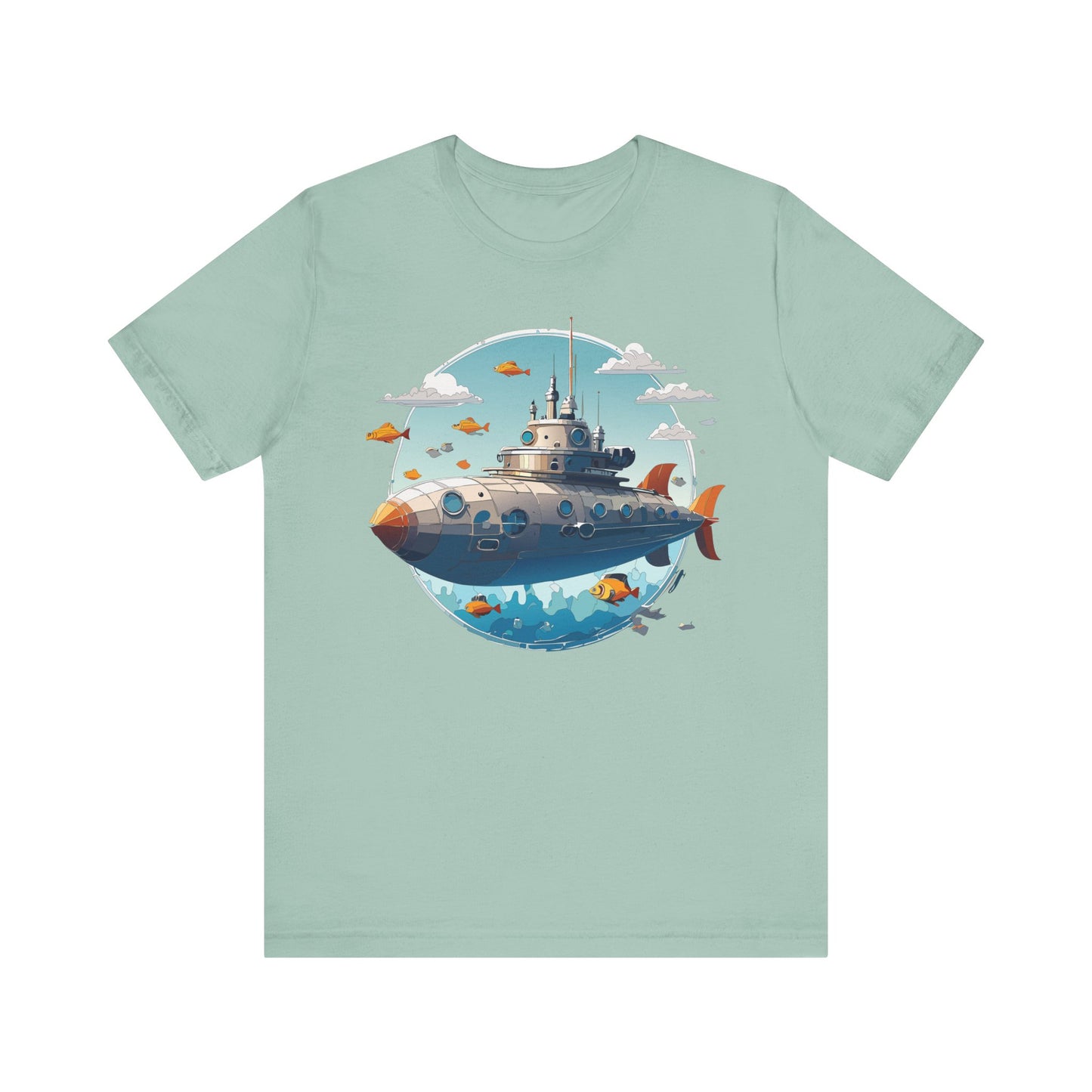 Ship Tee Shirt, Tee Shirt with Ship