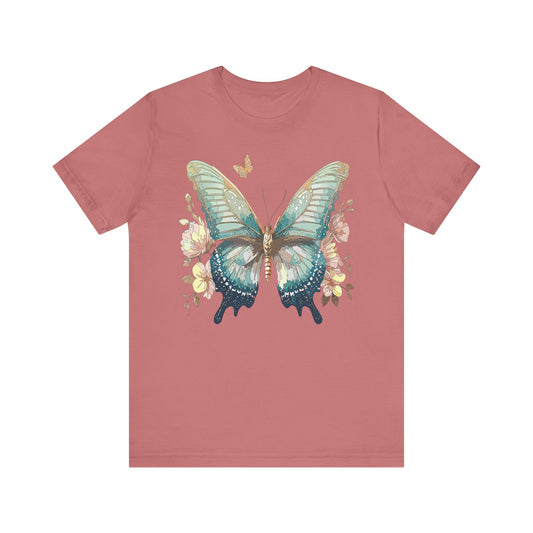 Butterfly Tee Shirt, Shirt with Butterfly