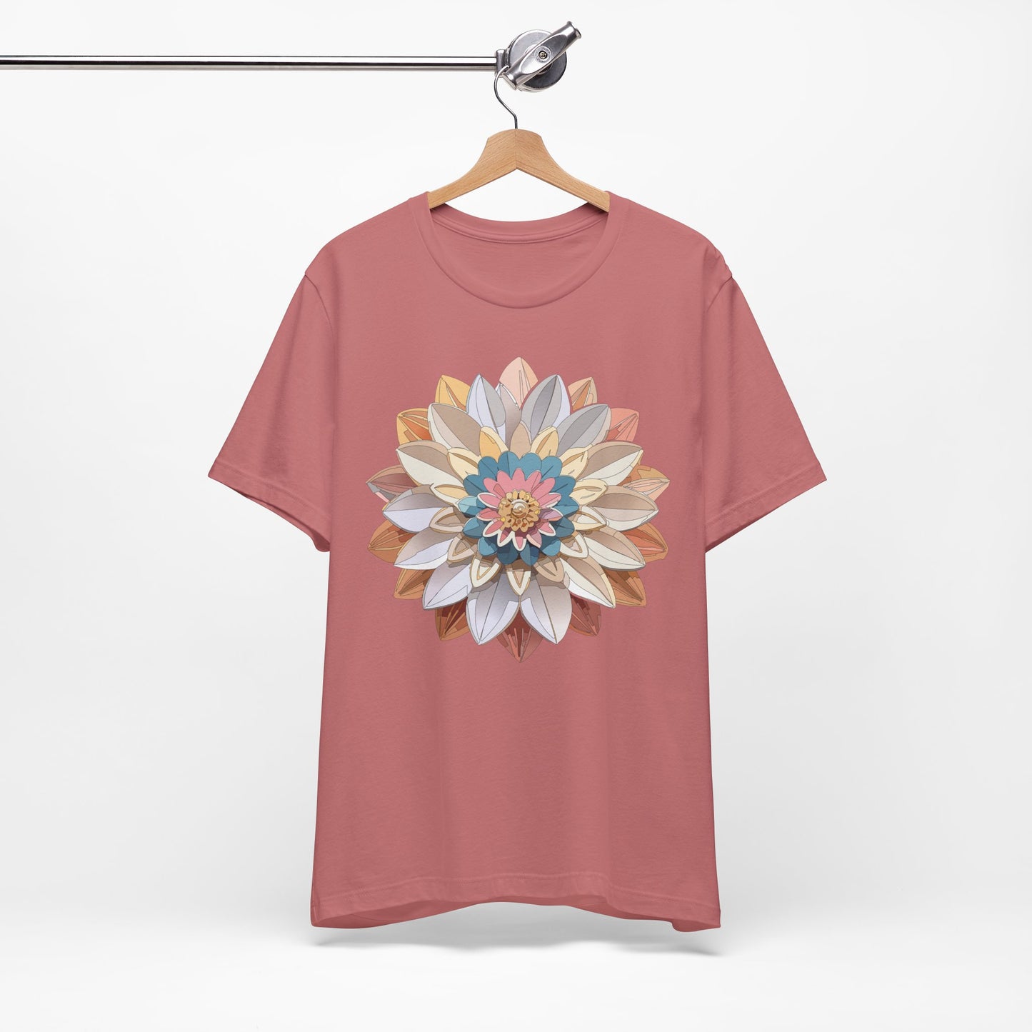 Floral Mandala Shirt, Flowers Mandala Shirt