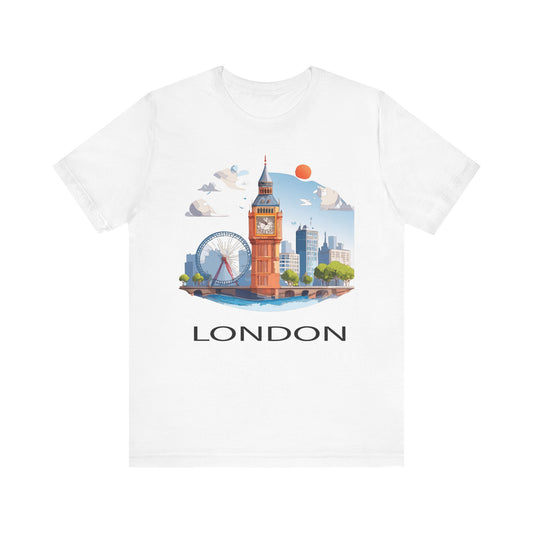 London Shirt, Travel T-Shirt, Tourist Shirts, Tee Shirt with Travel Prints 3