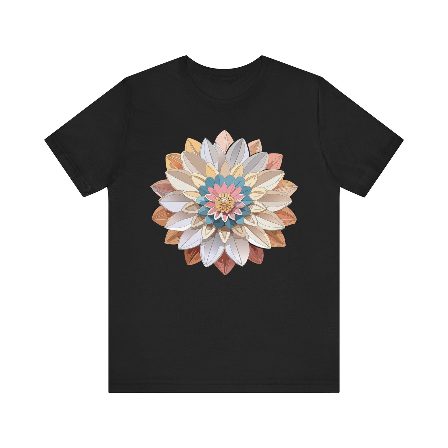 Floral Mandala Shirt, Flowers Mandala Shirt