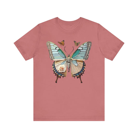 Butterfly Tee Shirt, Shirt with Butterfly