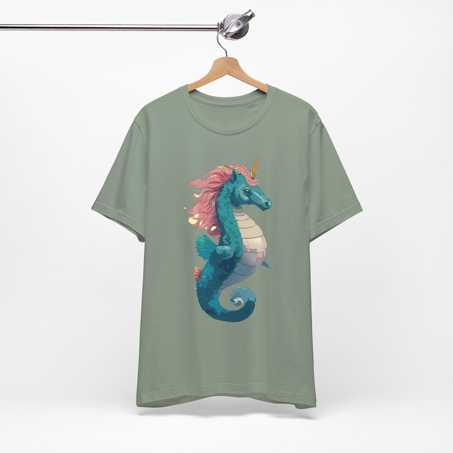 Animals Shirt, Shirt with Seahorse