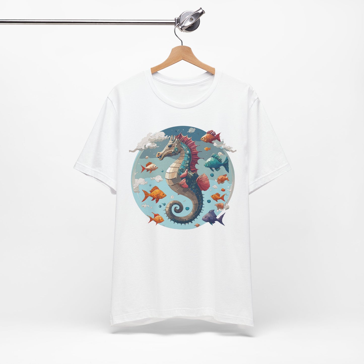 Animals Shirt, Shirt with Seahorse