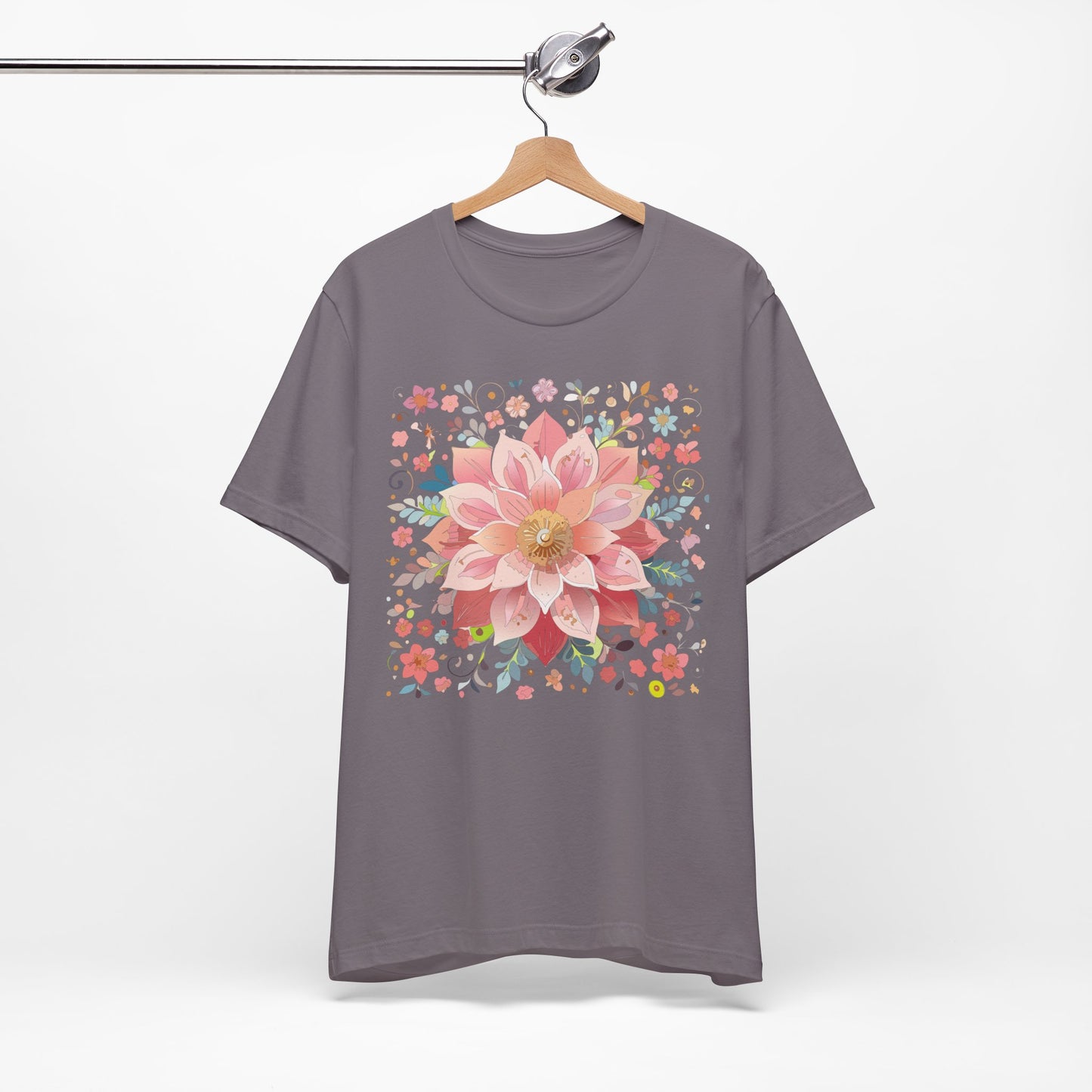 Floral Mandala Shirt, Flowers Mandala Shirt
