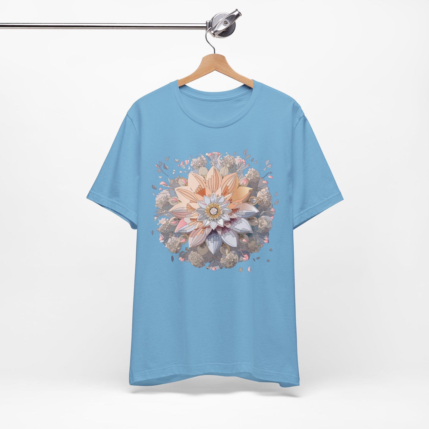 Floral Mandala Shirt, Flowers Mandala Shirt