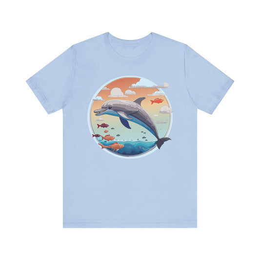Animals Shirt, Shirt with Dolphin