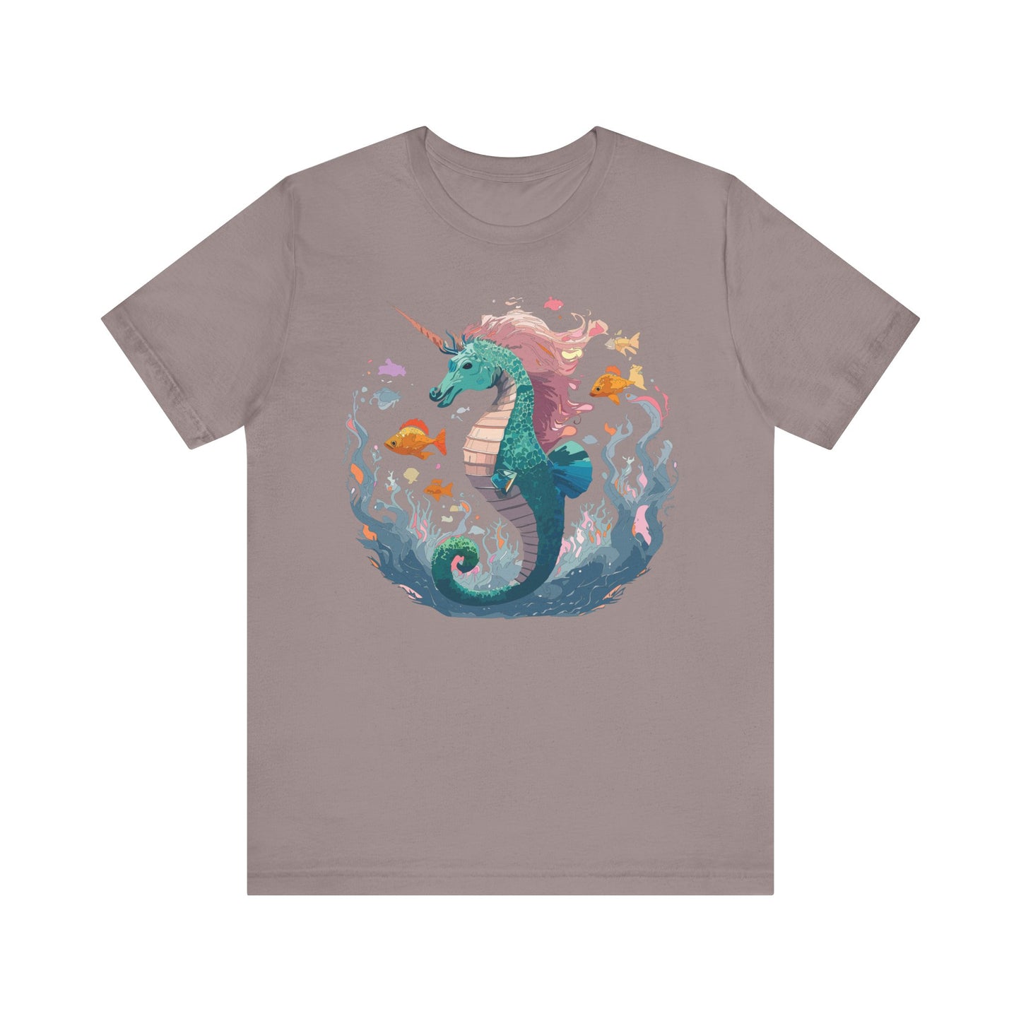 Animals Shirt, Shirt with Seahorse