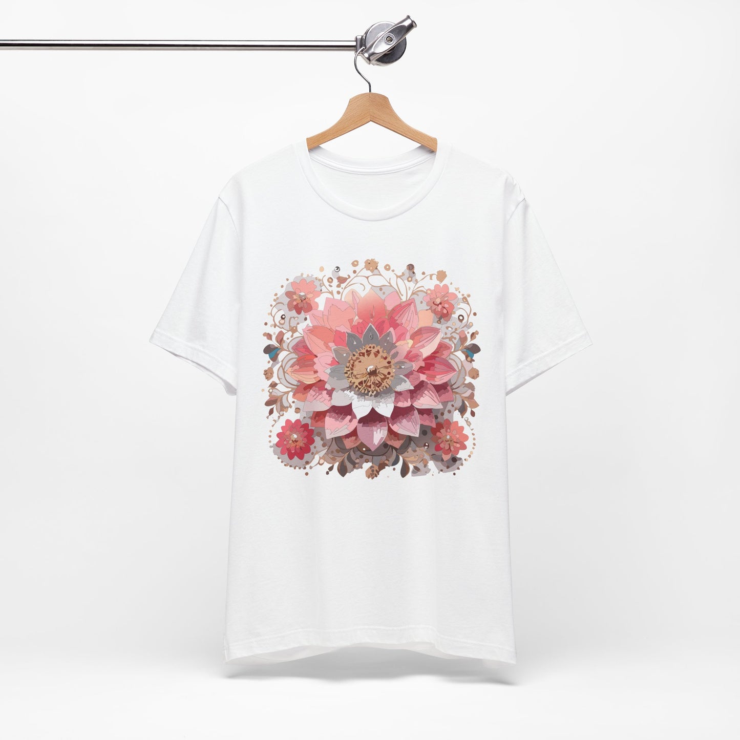 Floral Mandala Shirt, Flowers Mandala Shirt