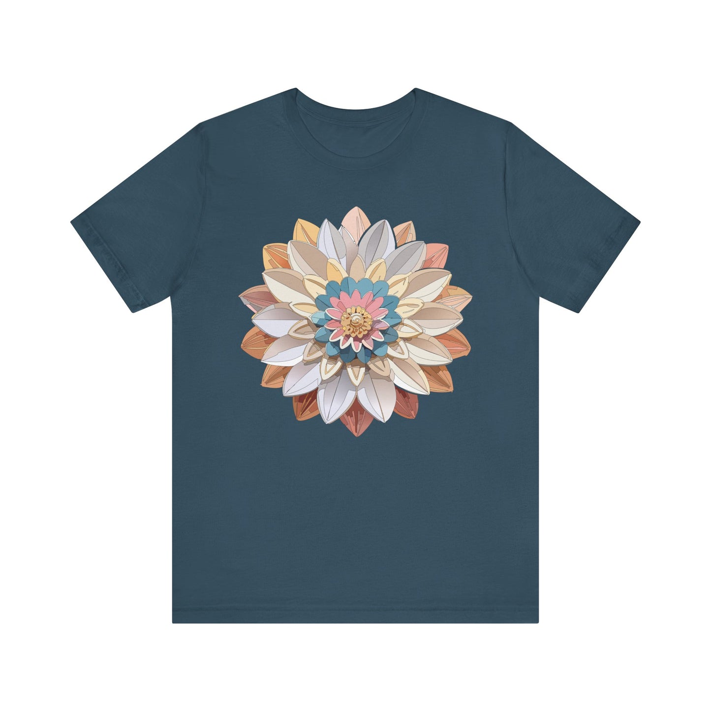 Floral Mandala Shirt, Flowers Mandala Shirt