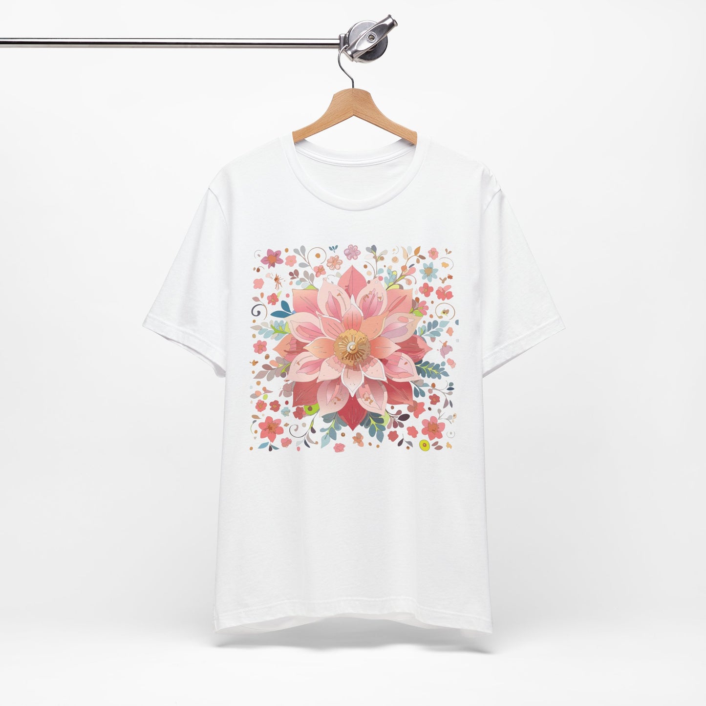 Floral Mandala Shirt, Flowers Mandala Shirt