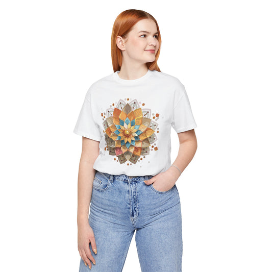 Floral Mandala Shirt, Flowers Mandala Shirt