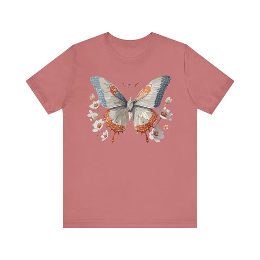 Butterfly Tee Shirt, Shirt with Butterfly