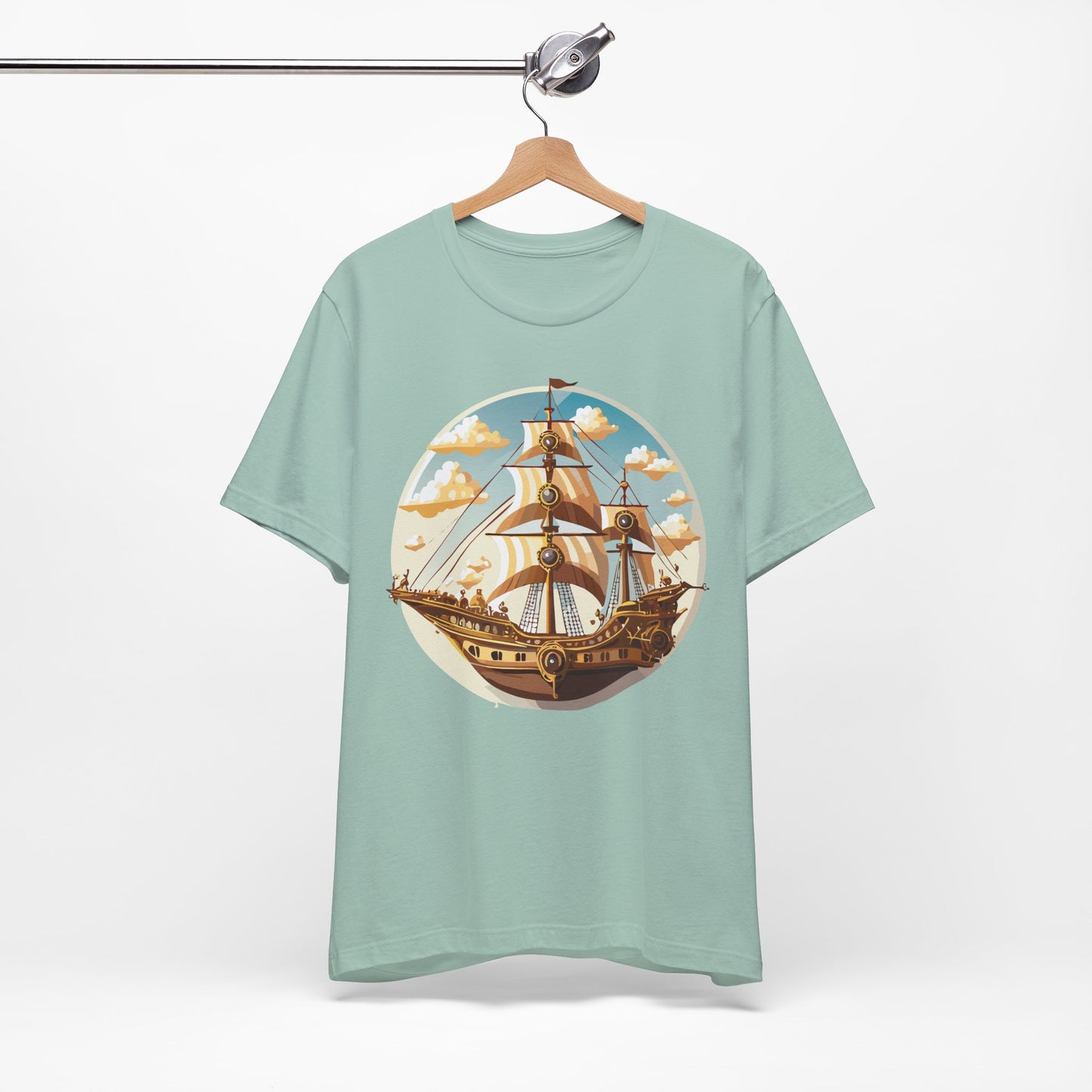 Ship Tee Shirt, Tee Shirt with Ship