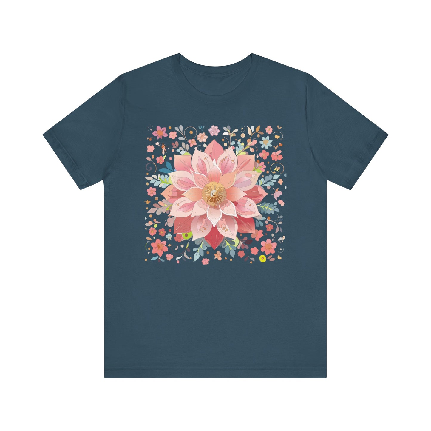 Floral Mandala Shirt, Flowers Mandala Shirt