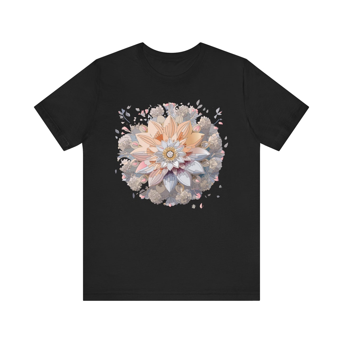 Floral Mandala Shirt, Flowers Mandala Shirt