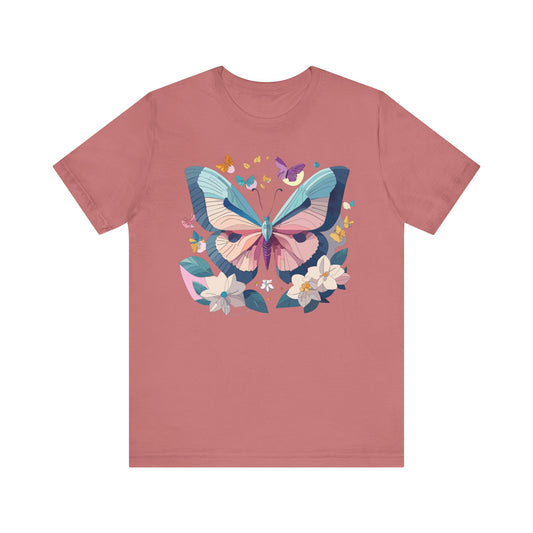 Butterfly Tee Shirt, Shirt with Butterfly
